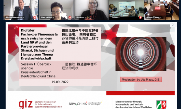 Der deutsch-chinesische Fachexpert*innen-Austausch zum Thema Kreislaufwirtschaft wurde erfolgreich durchgeführt!